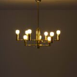 Lustre vintage régence en laiton