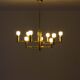 Vintage brass regency chandelier