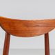 Harry Ostergaard set of eight dining chairs in teak Randers Denmark 1960