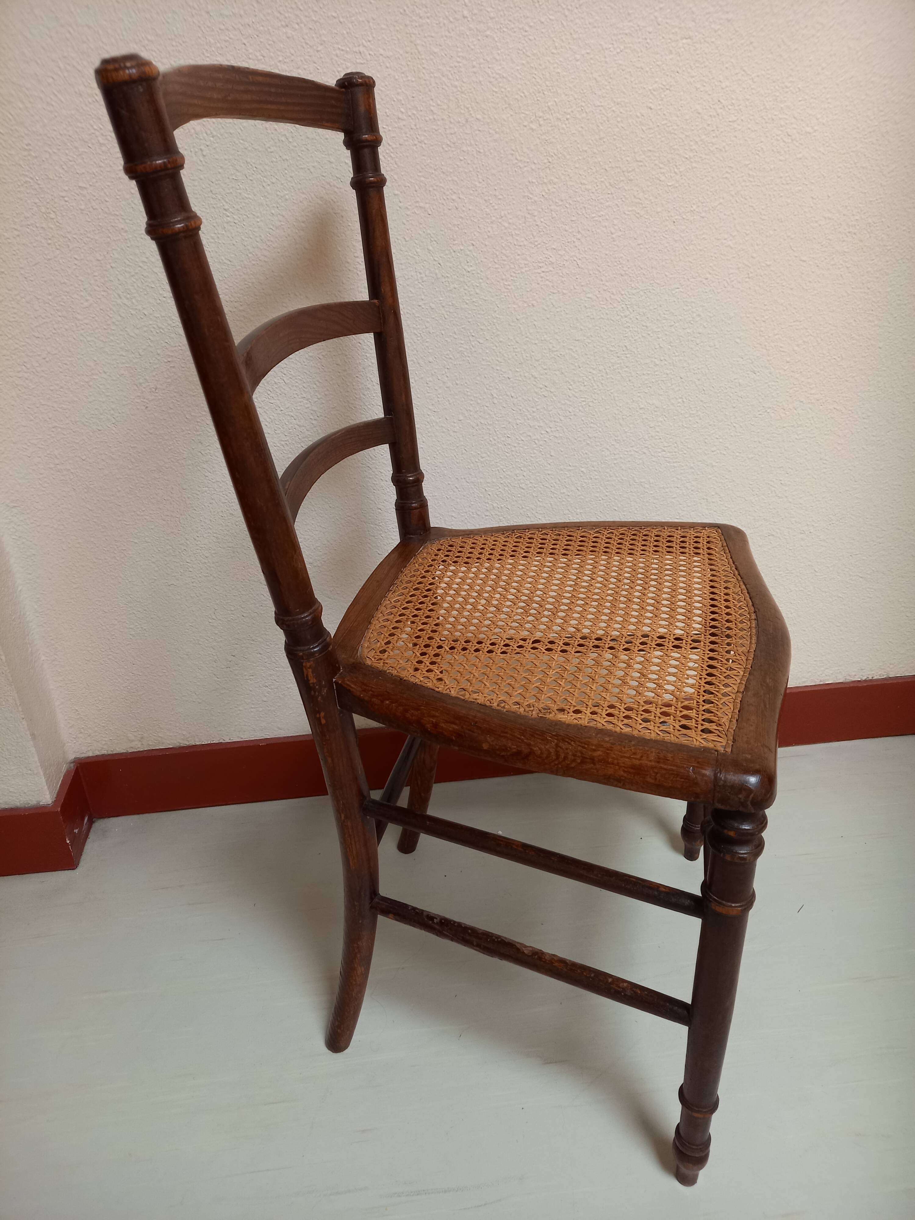 Old cane chair