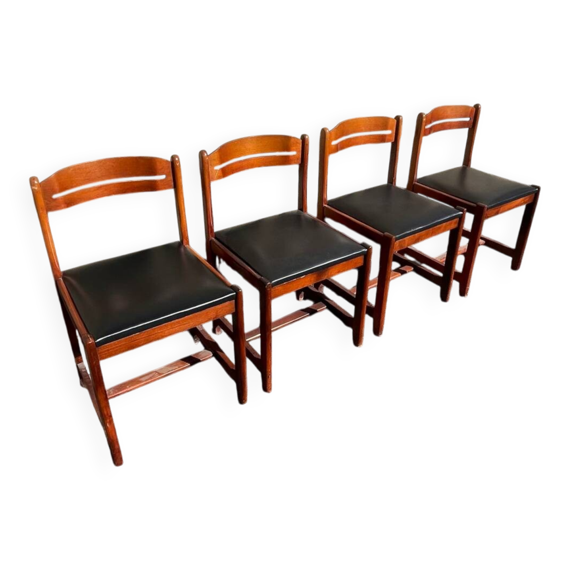 4 chaises de salle à manger style danoises