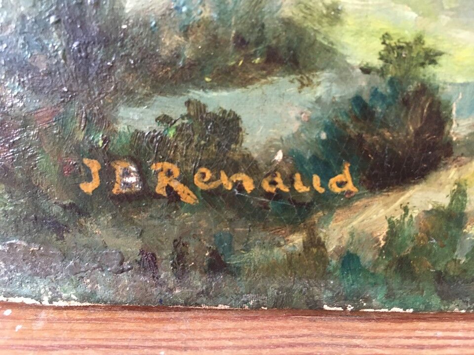 Painting oil XIX ieme