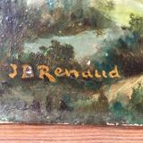 Painting oil XIX ieme