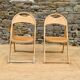 Vintage OTK folding chair pair