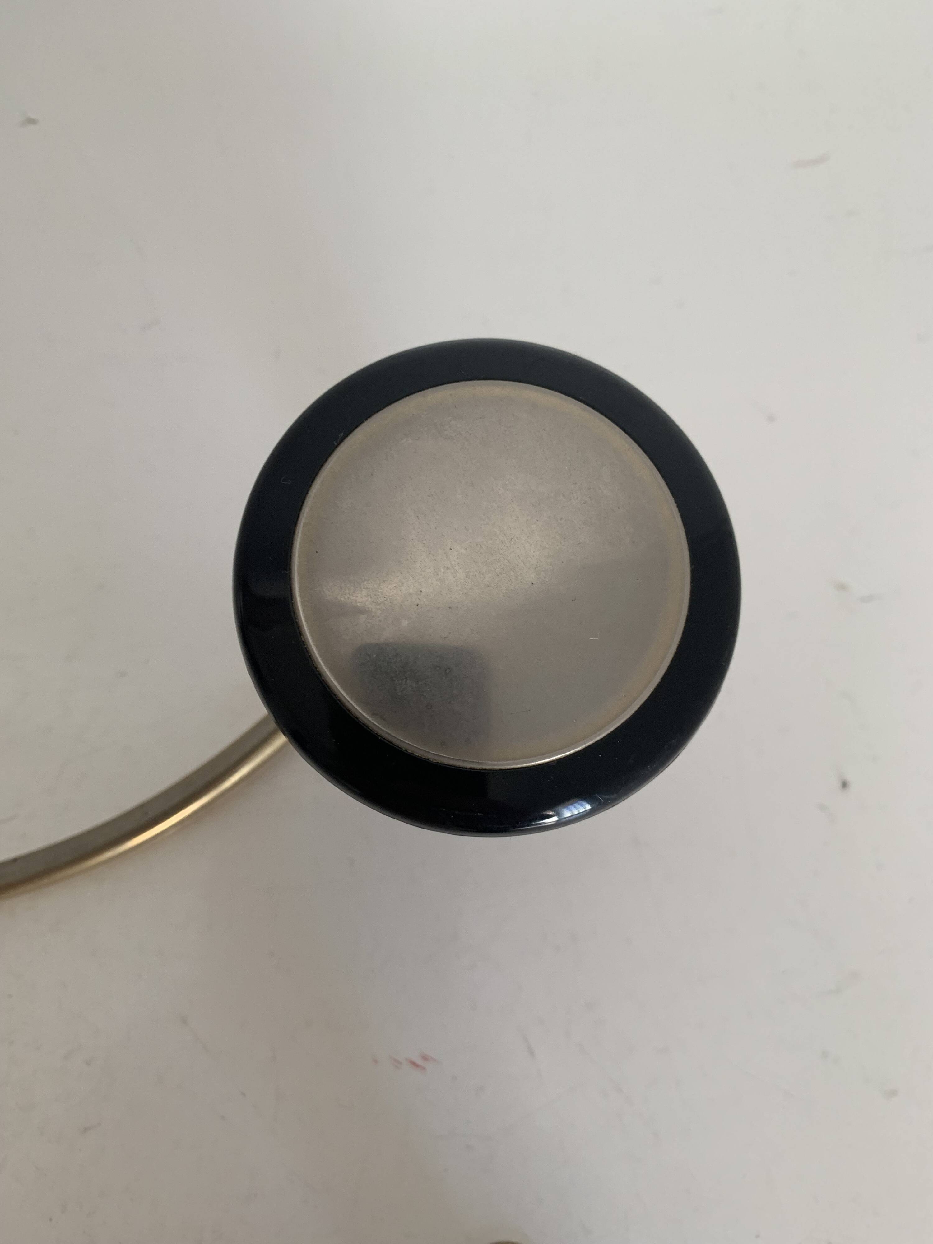 Paire de portemanteau doré 2 patères,  années 60