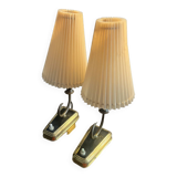 Paire de lampes année 50
