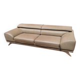 Canape Roche Bobois chocolate Azur 3 places