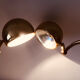 Pair of vintage German bow lamps 60s/70s