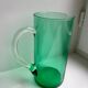 Pichet en verre vert années 70