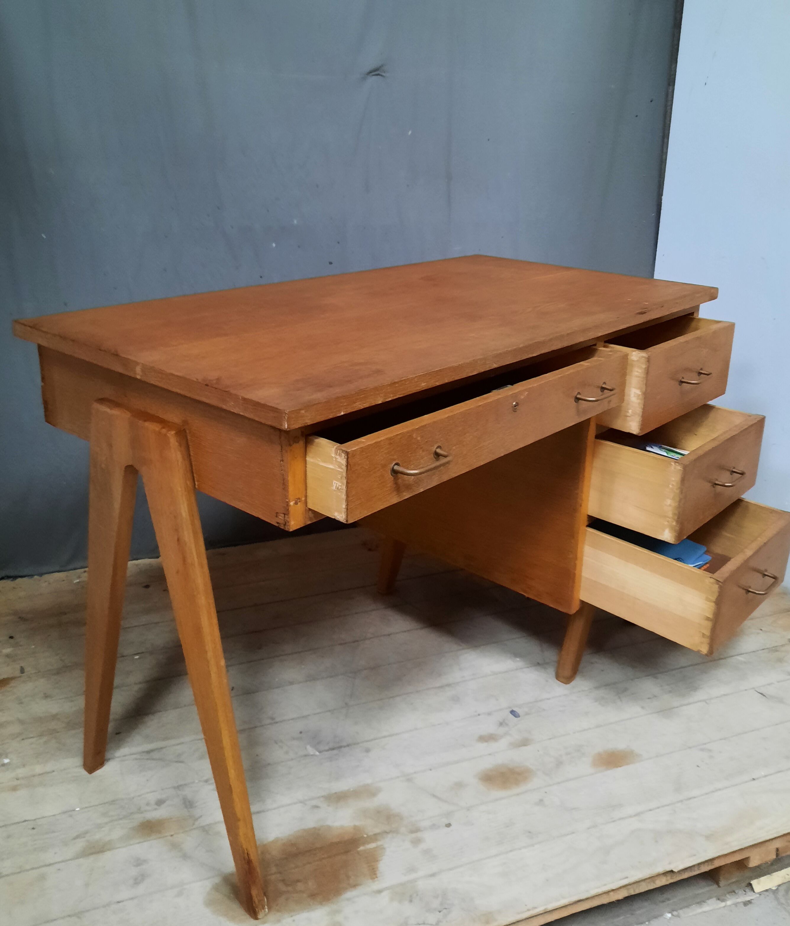 Vintage oak desk