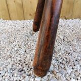 Solid wood tripod stool
