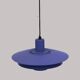 Blue coloured top design lamp by Jeka Metaltryk - Model Viola type 3013-P -