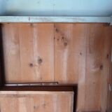 Vintage farm table with drawer