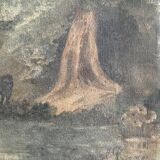Old painting signed and dated 1930