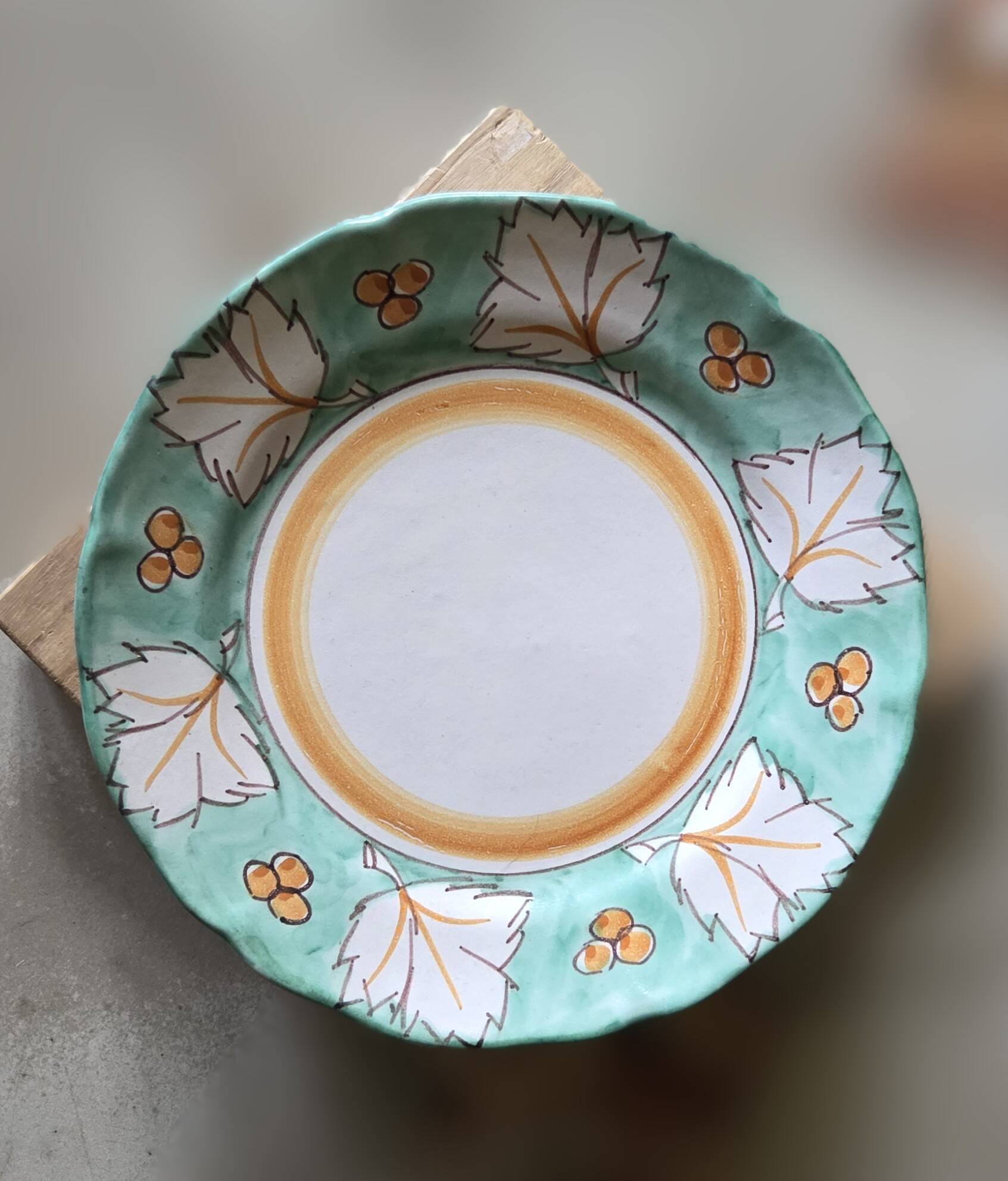 Italian ceramic plates from Vietri