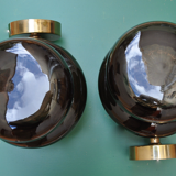 Suite of 2 sconces vintage "RD2340" by Carl Fagerlund for Orrefors