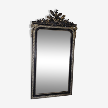 Ancien miroir Napoléon III,  150×80cms