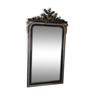 Ancien miroir Napoléon III,  150×80cms