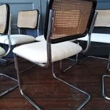 6 chairs cesca Marcel Breuer 1970