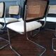 6 chairs cesca Marcel Breuer 1970