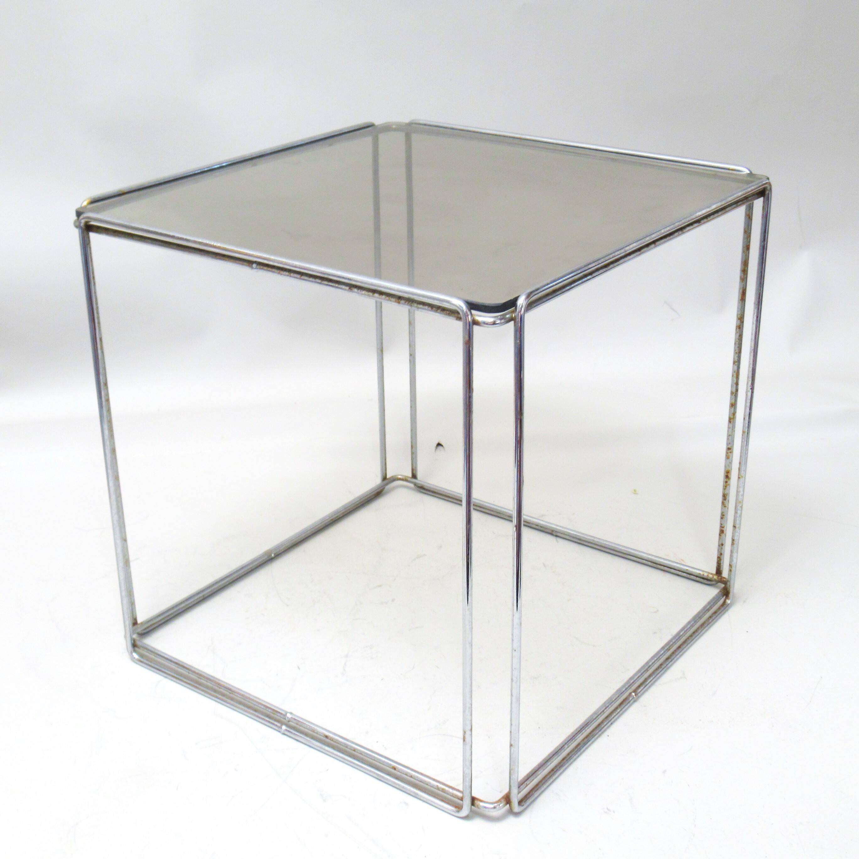 Table basse isocèle Max Sauze années 70