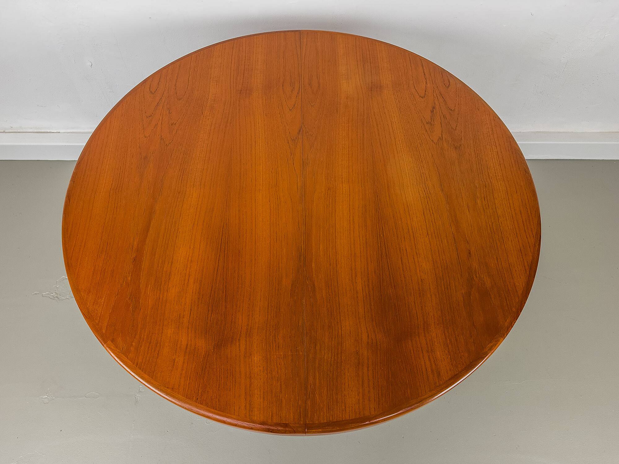 Table de Salle à Manger Ronde en Teck par HW Klein pour Bramin, Danemark, 1960s