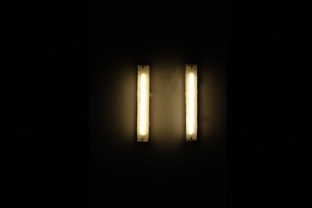 Large pair of Murano glass wall sconces, Italy 1970s. Vintage