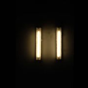 Large pair of Murano glass wall sconces, Italy 1970s. Vintage