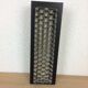 Wall lamp 50s, metal and molded glass
