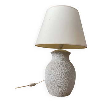 Large ceramic lamp signed 70s