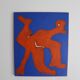 The Orange Man 55x45cm painting on stretched canvas by Bodasca