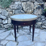 Mahogany hot water bottle table