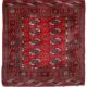 Vintage carpet Turkmen Tekke handmade 109cm