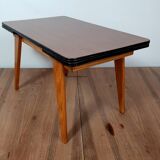 Mini formica table with vintage extensions 60/70s Joulux creation 47x28x27 cm