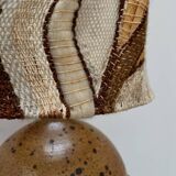 Pyrite stoneware lamp, 1970s.