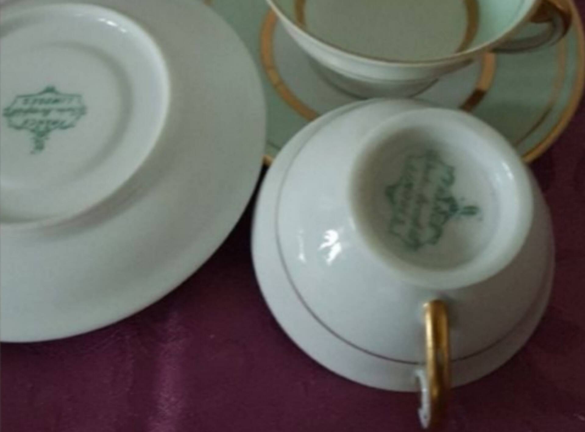 Set of 4 coffee cups from Manufacture Charles Ahrenfeldt