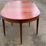 19th-century wooden extendable console table with 3 extensions.