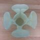 Handkerchief vase Guzzini plexiglass green 70s