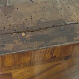 Louis XVI drop-leaf secretary in rosewood and violet wood veneer, 18th century