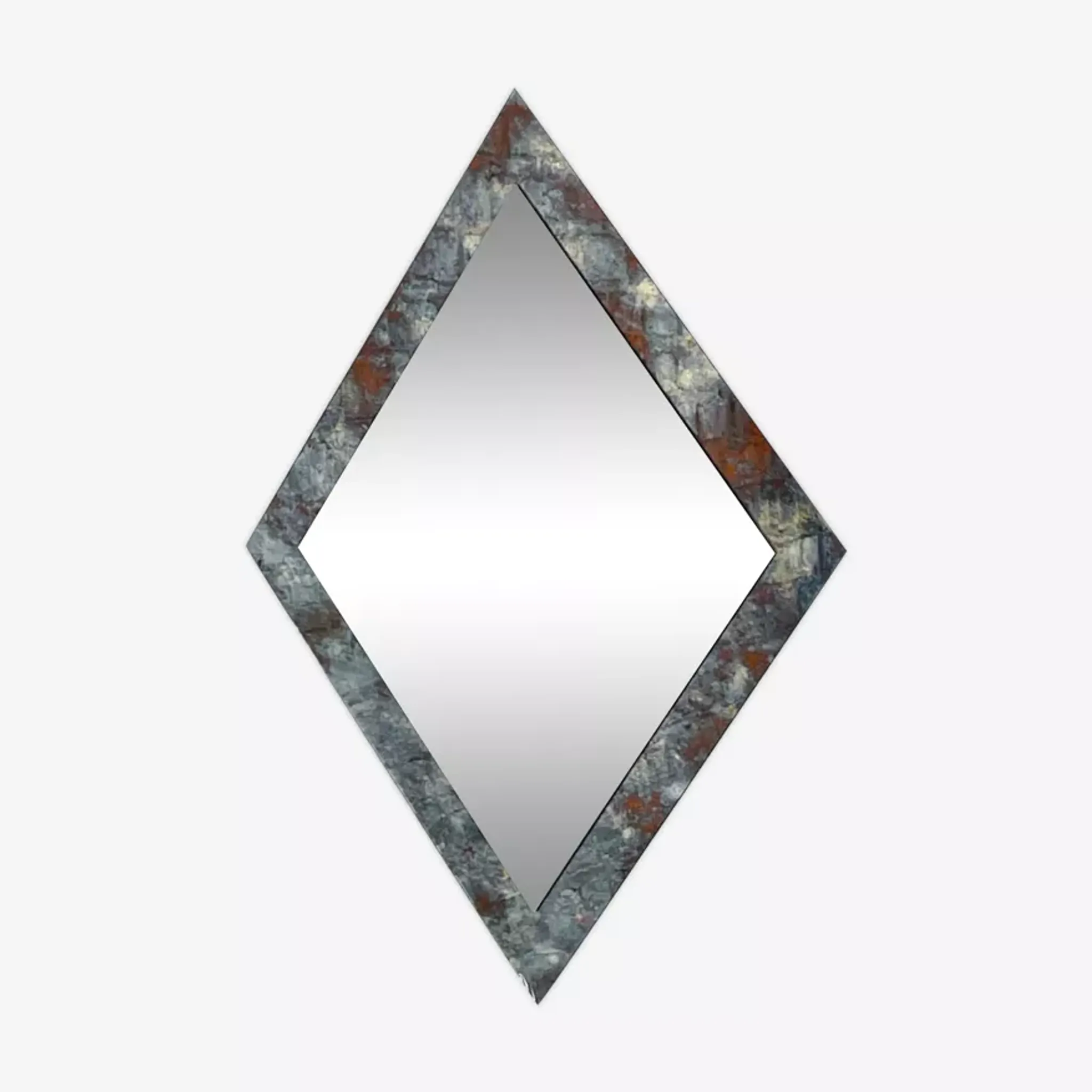 Vintage art deco beveled mirror