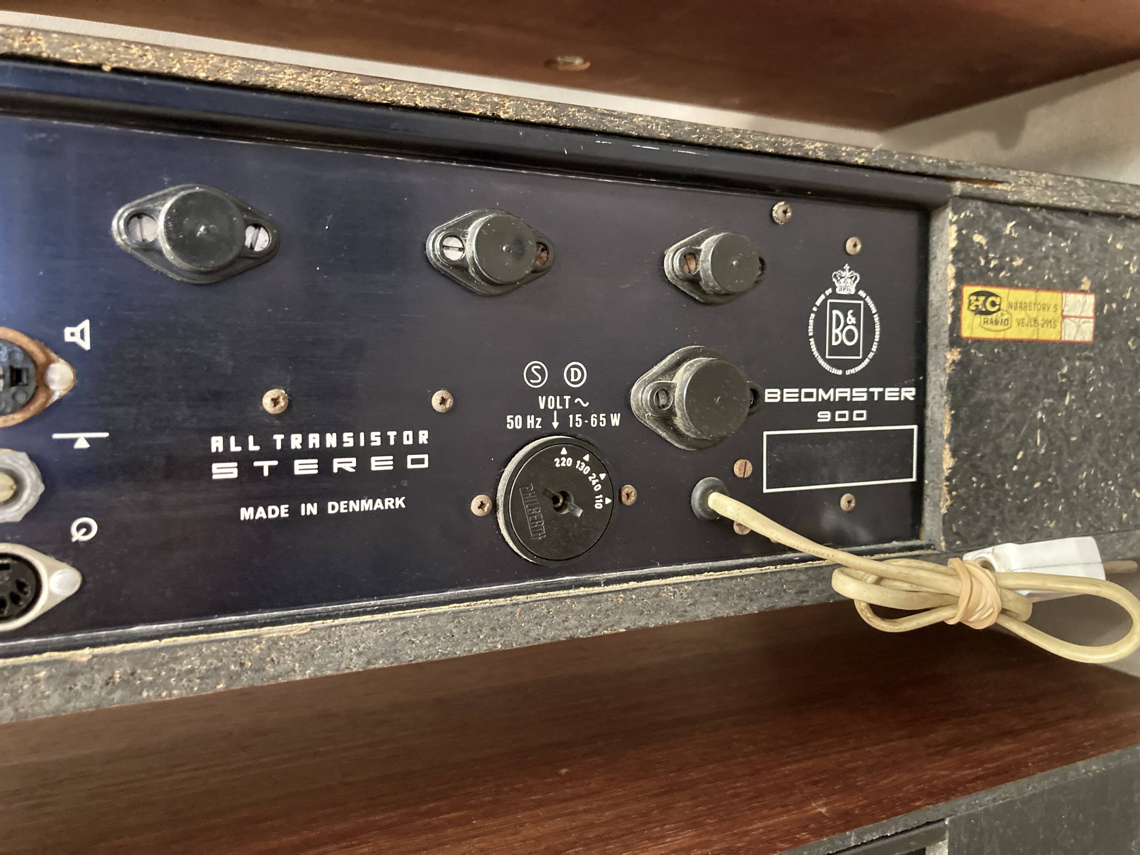 Beomaster 900 "bang & olufsen".