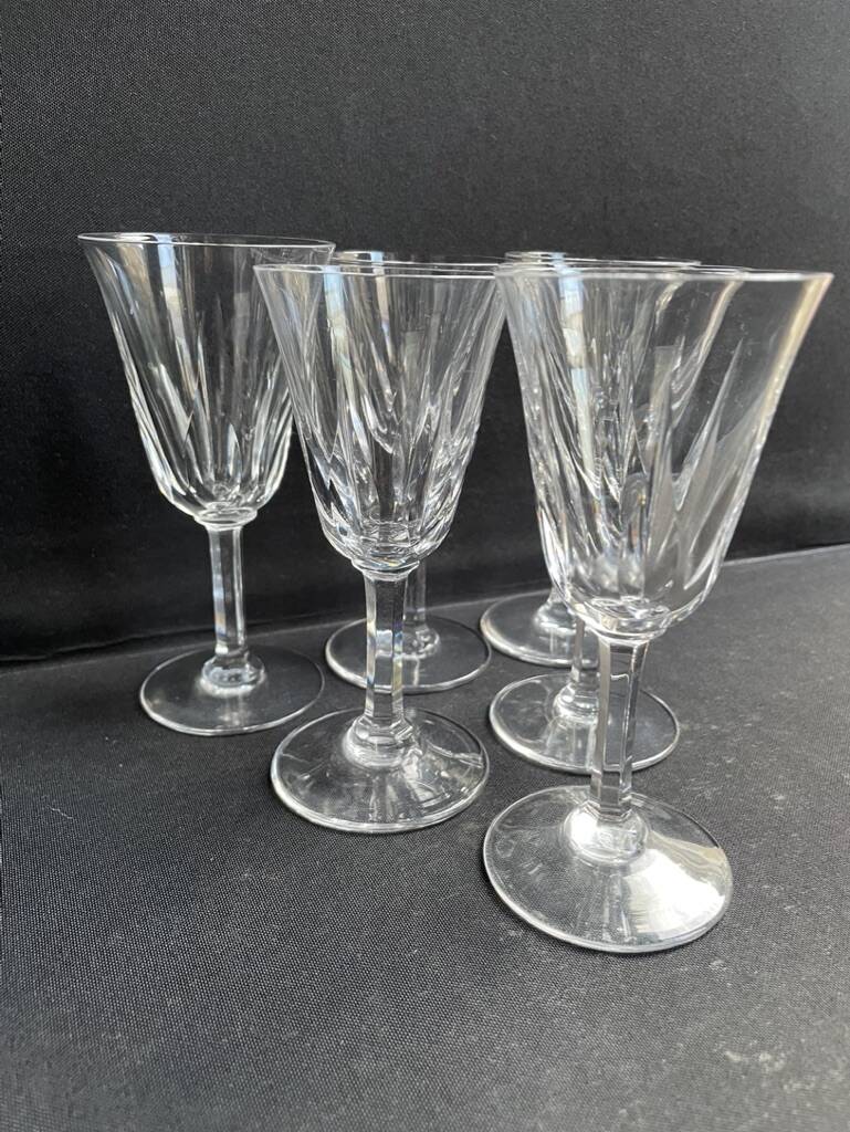 6 Port glasses – Saint Louis Cerdagne service