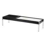 Coffee table with tubular base, circa 1970