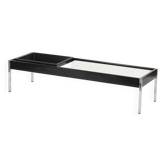 Coffee table with tubular base, circa 1970