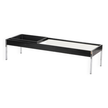 Coffee table with tubular base, circa 1970