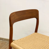 Chair by Niels O. Møller for J.L. Moller, Model 75,Denmark, 1950s