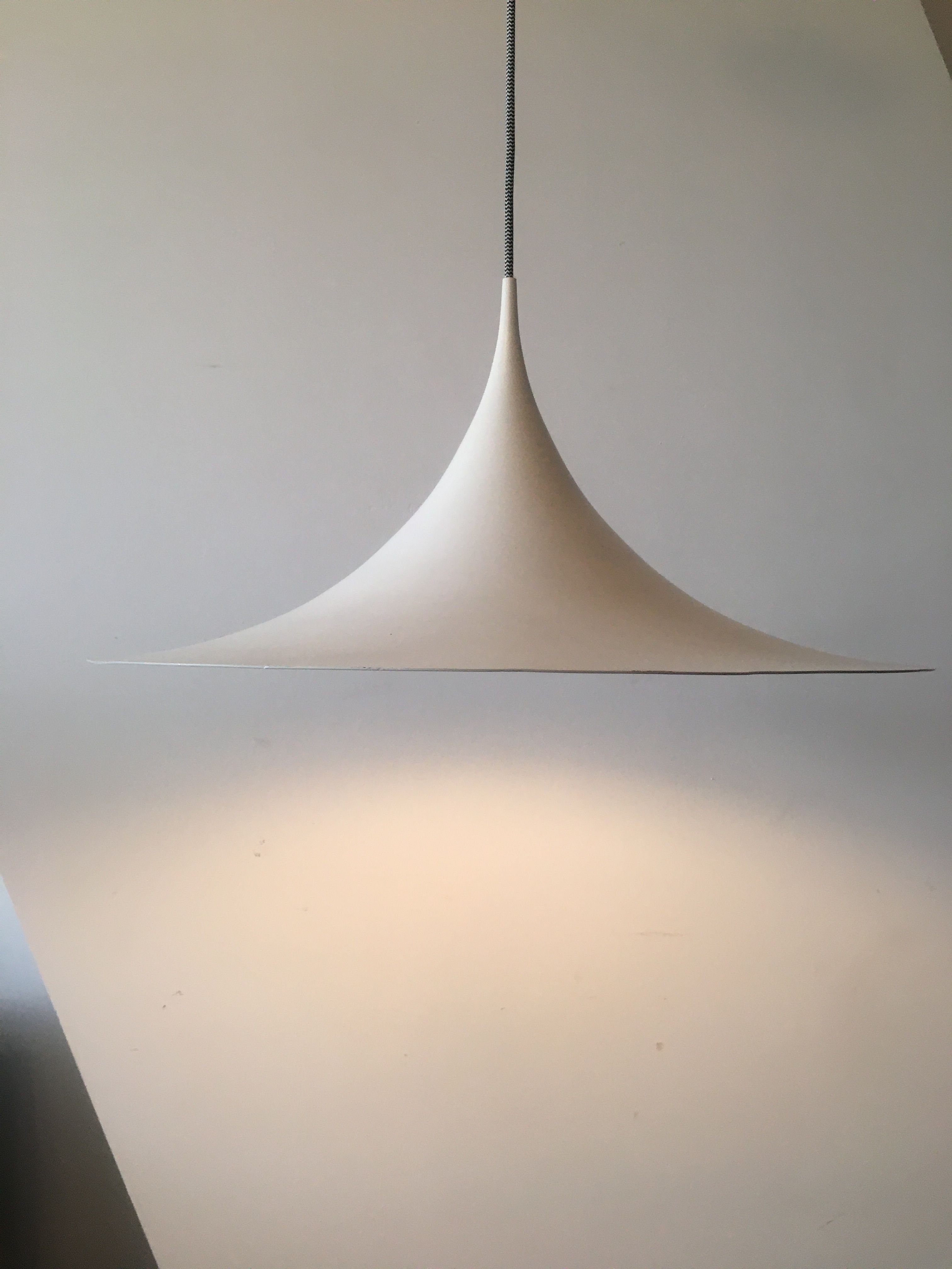 Semi pendant light byClaus Bonderup & Torsten Thorup for Fog & Mørup, 1960s