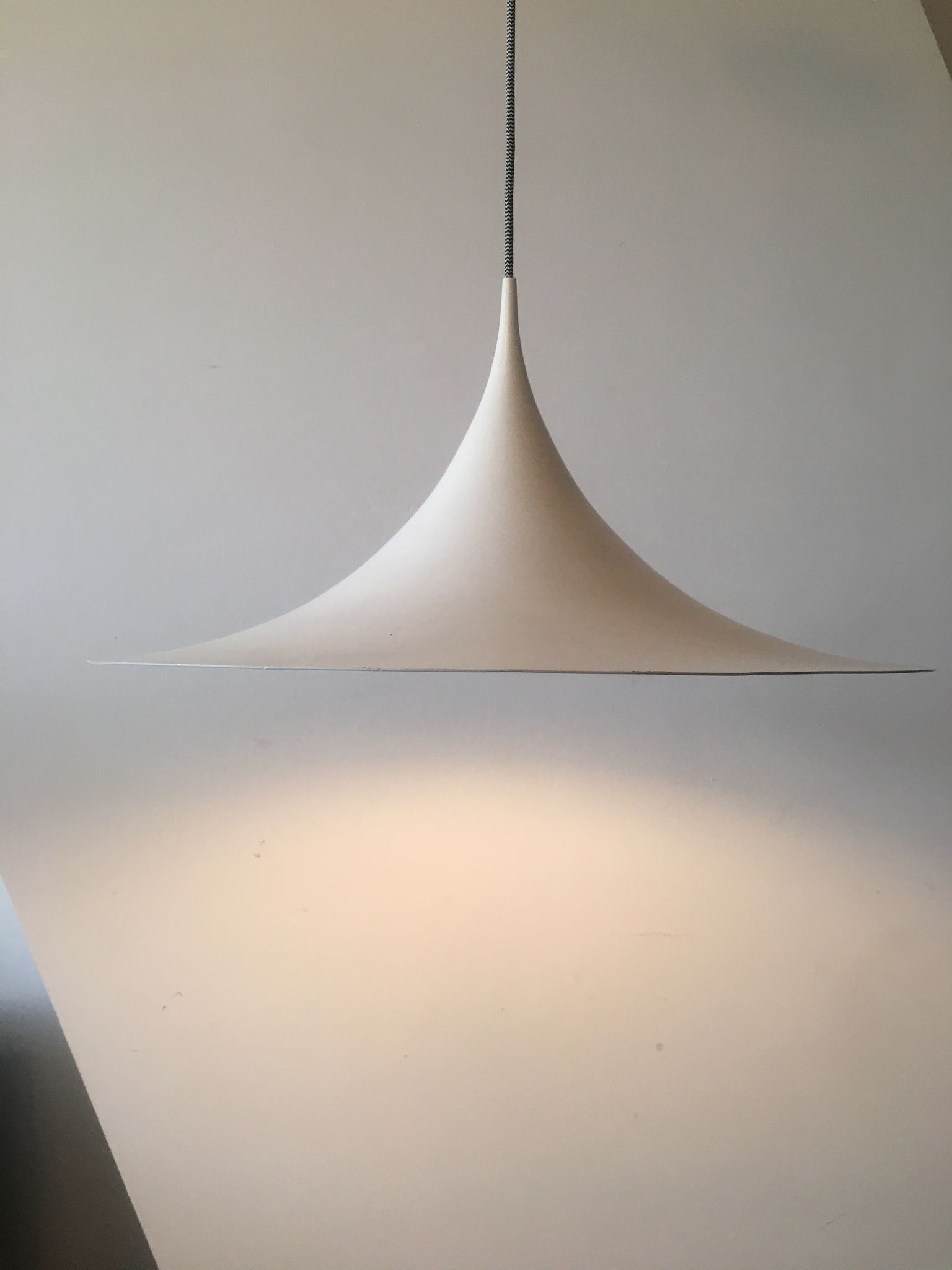 Semi pendant light byClaus Bonderup & Torsten Thorup for Fog & Mørup, 1960s