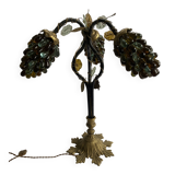 Large grape cluster lamp, Murano glass, 1950.