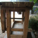 Carpenter old oak workbench